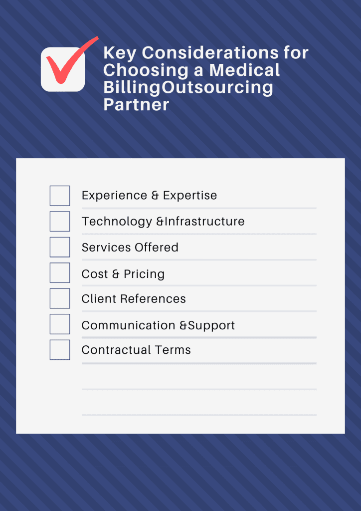 Key considerations when choosing a medical billing outsourcing partner